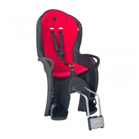 Siège arrière de vélo - siège sécurité pour enfant avec coussin doux et  dossier