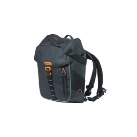 Sac à dos Basil MILES, noir et orange, 17L