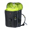 Sac de vélo Basil Miles, Day Pack 17L Noir Lime LED